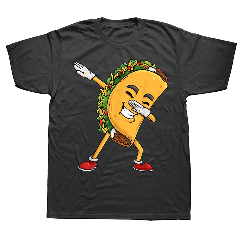 

Забавные мексиканские футболки для мальчиков Dabbing Taco Five de Mayo, детские футболки с графическим рисунком, хлопковая уличная одежда с коротким рукавом, футболка для подарка на день рождения