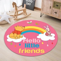 disney mickey minnie mouse rug children baby kids crawling game mat round living room carpet indoor welcome soft mat gift