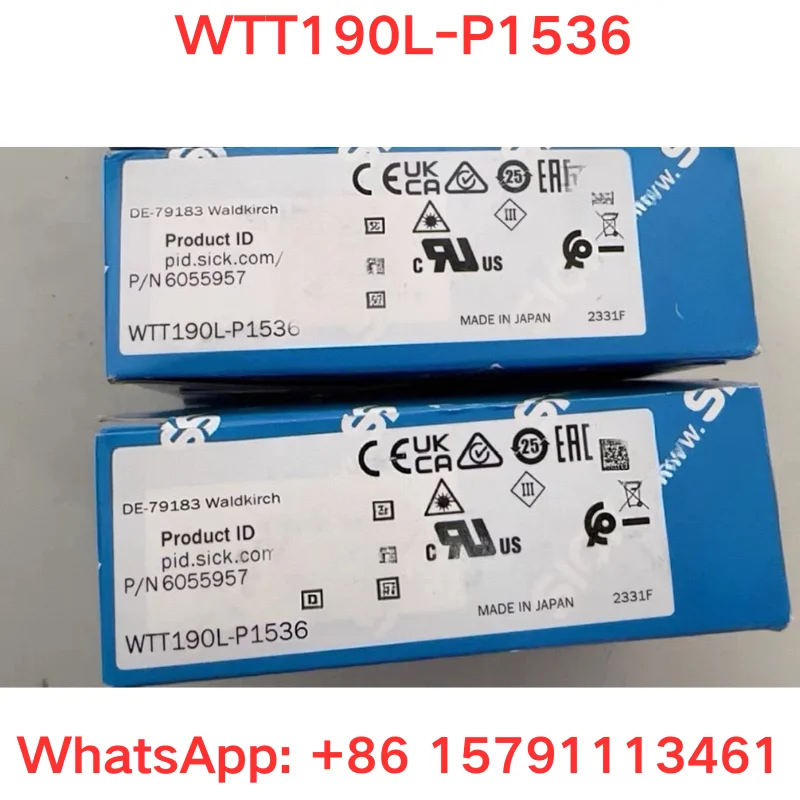 Новый фотоэлектрический датчик WTT190L-P1536 для быстрой доставки (art.: 3920ce216abcb) - 3920ce216abcb
