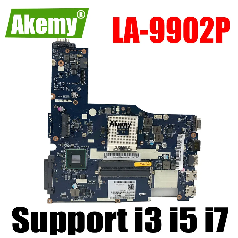 

Поддержка материнской платы для ноутбука i3 i5 i7 для Lenovo G500S VILG1/G2 LA-9902P 90003099 SLJ8E 15 дюймов материнская плата 100% протестирована ok HM76