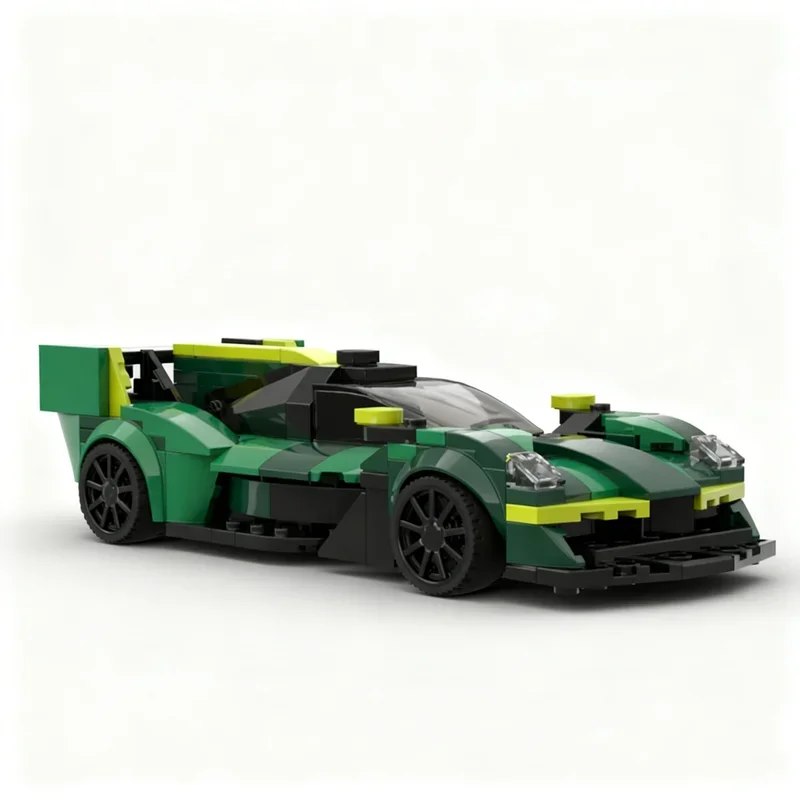 297 деталей MOC Городской чемпионский суперкар Aston Martin Valkyrie LM WEC: Технологичная модель для самостоятельной сборки, конструктор, подарок для дома и коллекции (art.: 3920dbc793d2d) - 3920dbc793d2d