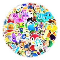 50pcs kawaii stickers cartoon animals lovely forest friends laptop suitcase car waterproof stationery decoration game stickers