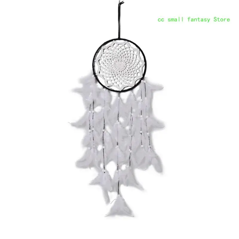 

Boho Dream Catchers Hand-made Feather Wall Hanging Ornaments Car Pendant Wedding Bedroom Nursery Home Decorations