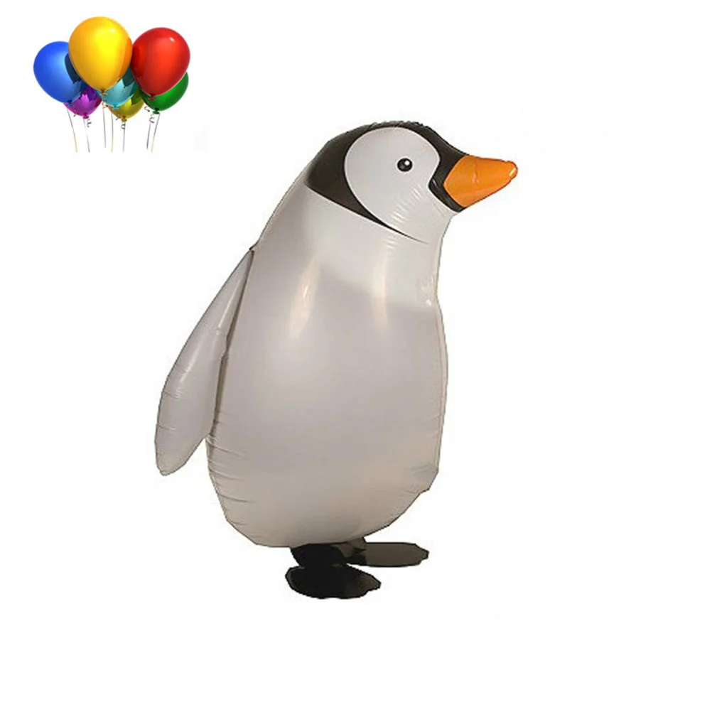 

Balloon Party Penguin Birthday Animal Supplies Walking Walker Inflated Kid Blowpet Inflatablefavors