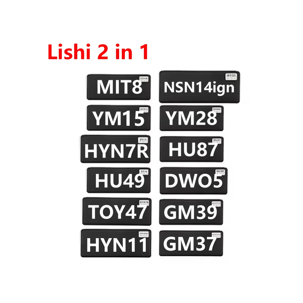 Фото Lishi 2-в-1 MIT8 NSN14-ign YM15 YM28 HYN7R HU87 HU49 DWO5 TOY47 HYN11 GM37 GM39 Для Mitsubishi Для Suzuki Для Toyota №3