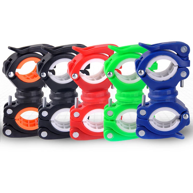 Зажим для велосипедсветильник фонафонарь с поворотом на 360 ° |