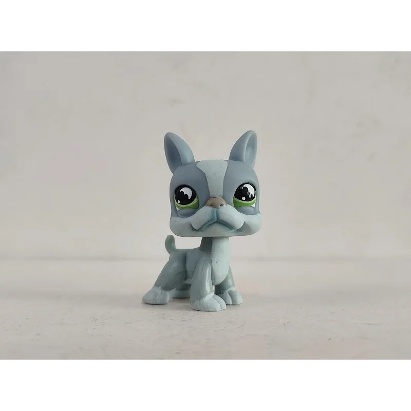 Фигурка LPS Littlest Pet Shop Серый Синий Собака с Зелеными Глазами # 7862 детская игрушка