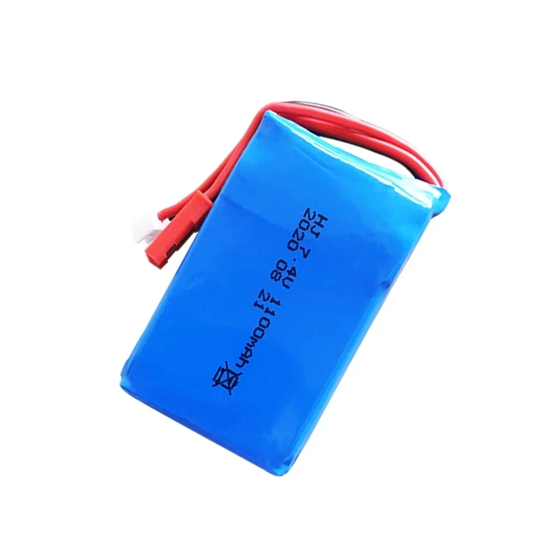 Фото 2S 7,4 В 1100 мАч Lipo аккумулятор XT60 JST разъем для Feilun FT007 высокоскоростной RC пульт дистанционного управления лодка вертолет 4WD автомобиль №2