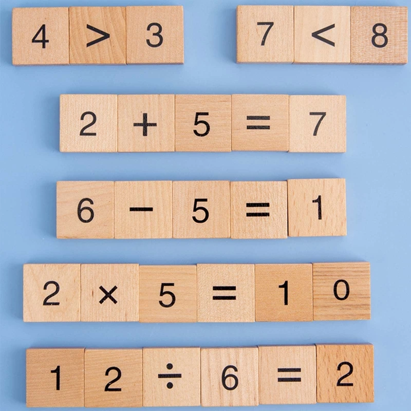 

Wooden Mathematics Learning Board Early Development Count Toy Preschool Classroom Teaching Aids Arithmetic Children Gift