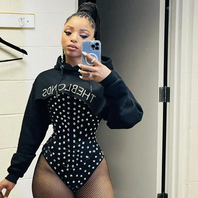 

Y2K Толстовка Grafis Huruf Imitasi Wanita Женская Футболка Harajuku в готическом стиле