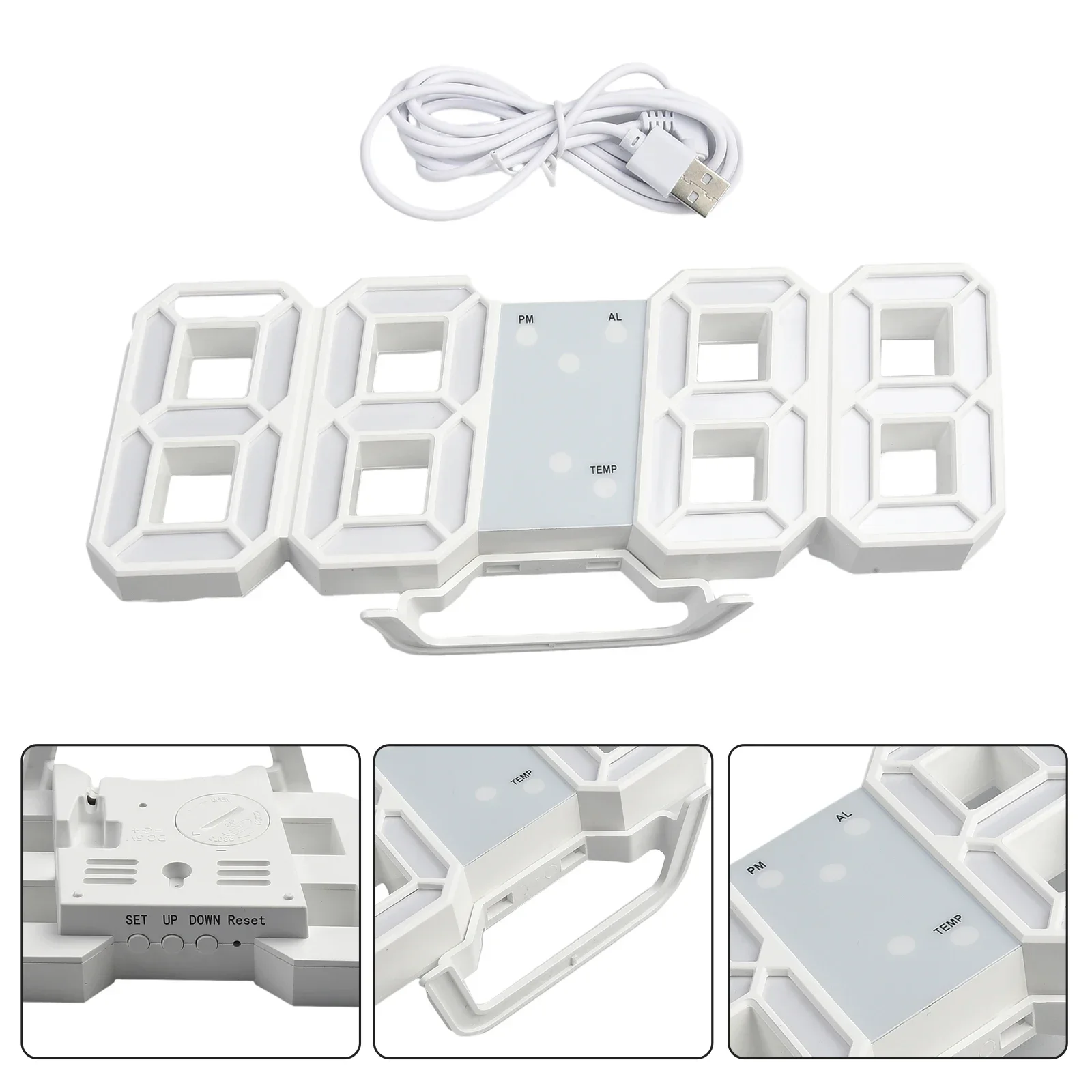 Светодиодные настенные часы с дистанционным управлением