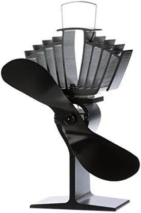 

AirMax, 812AMXBX, Classic Styled, Heat Powered Wood Stove Fan, 175 CFM, Black, Large-Sized, 9"Blade