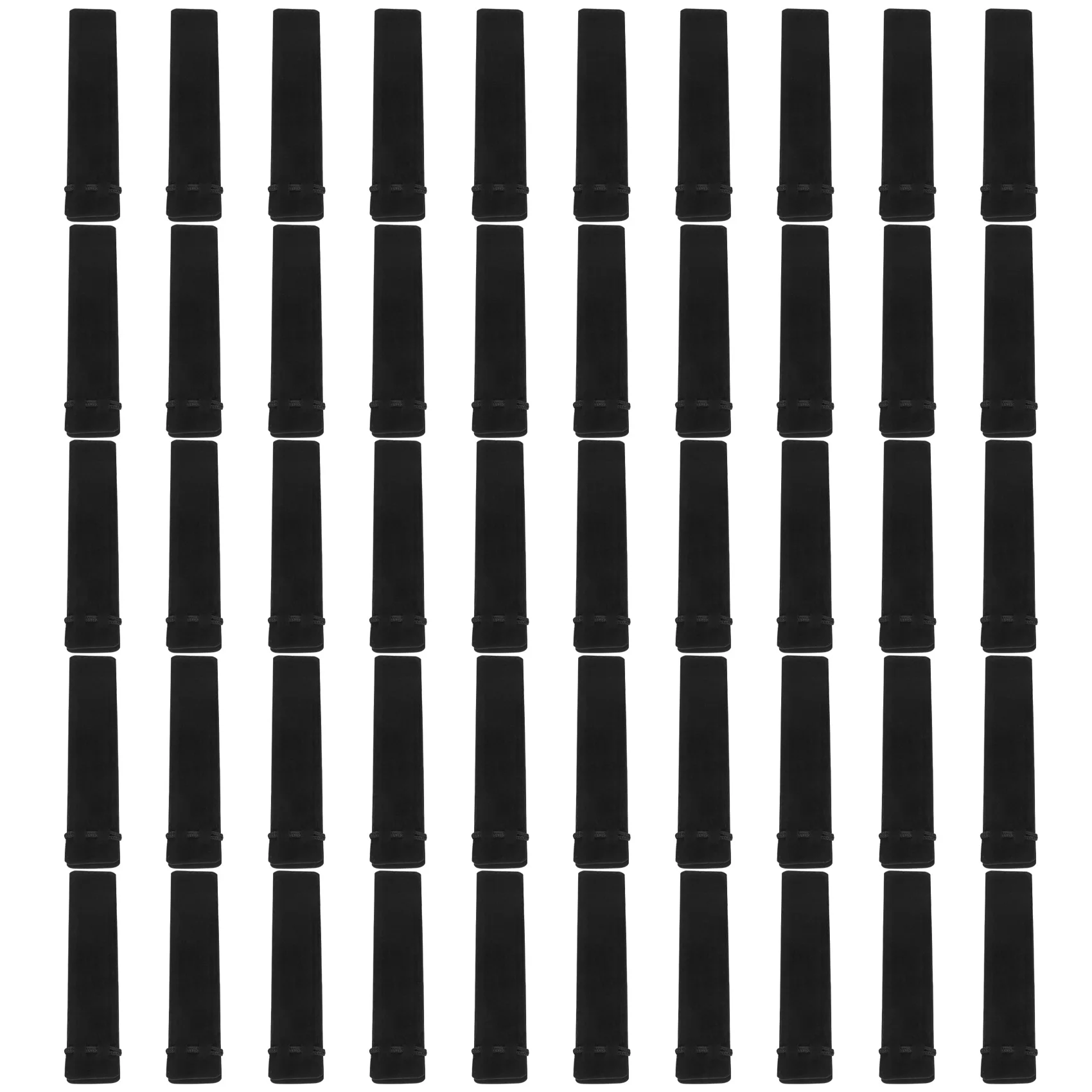 50 шт. черный бархатный чехол для ручек держатель с одной ручкой карандашей