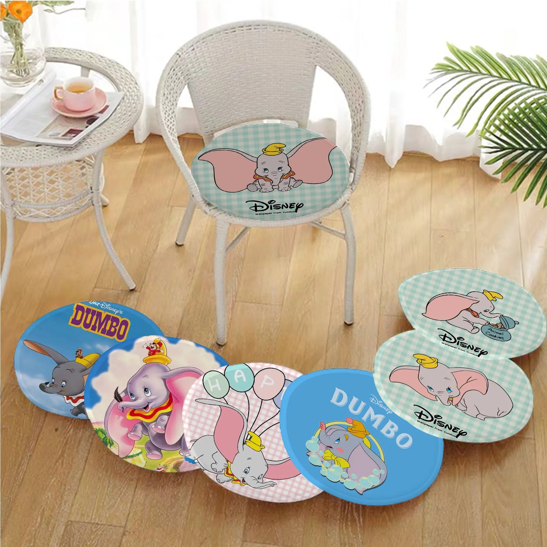 

Disney Dumbo Creative Seat Pad Household Cushion Soft Plush Chair Mat Winter Office Bar Buttocks Pad