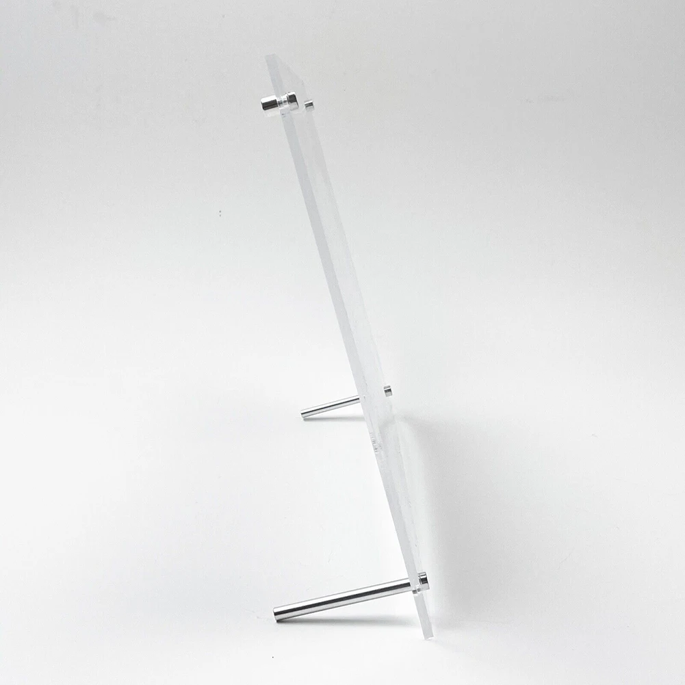 

Transparent Acrylic Display Stand Desk Shelf Photo Frames Picture Painting Art Stand Sign Tabletop Display Holder