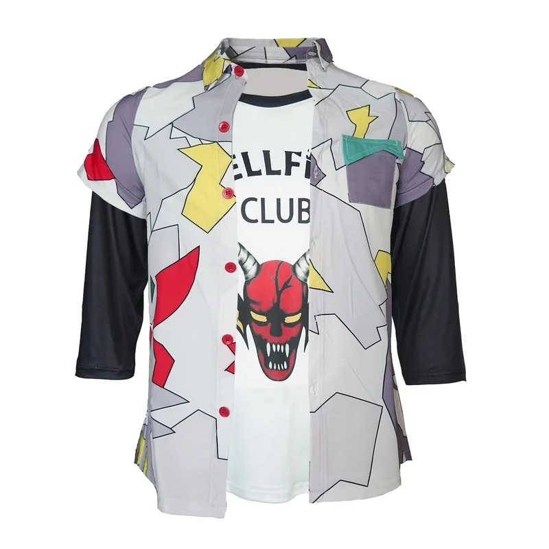 

New Stranger Things 4 T Shirts Mike Tee Shirt Harajuku T-Shirt 2022 Hellfire Club Men Clothing Hip Hop Tshirt Unisex Summer Tops