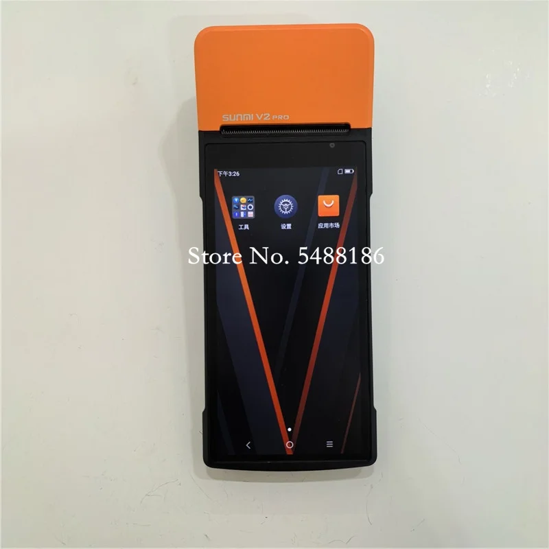 Фото 99% новый оригинальный портативный универсальный POS-принтер SUNMI V2pro Android Smart POS 2G + 16G с зарядной базой SUNMI V2pro №5