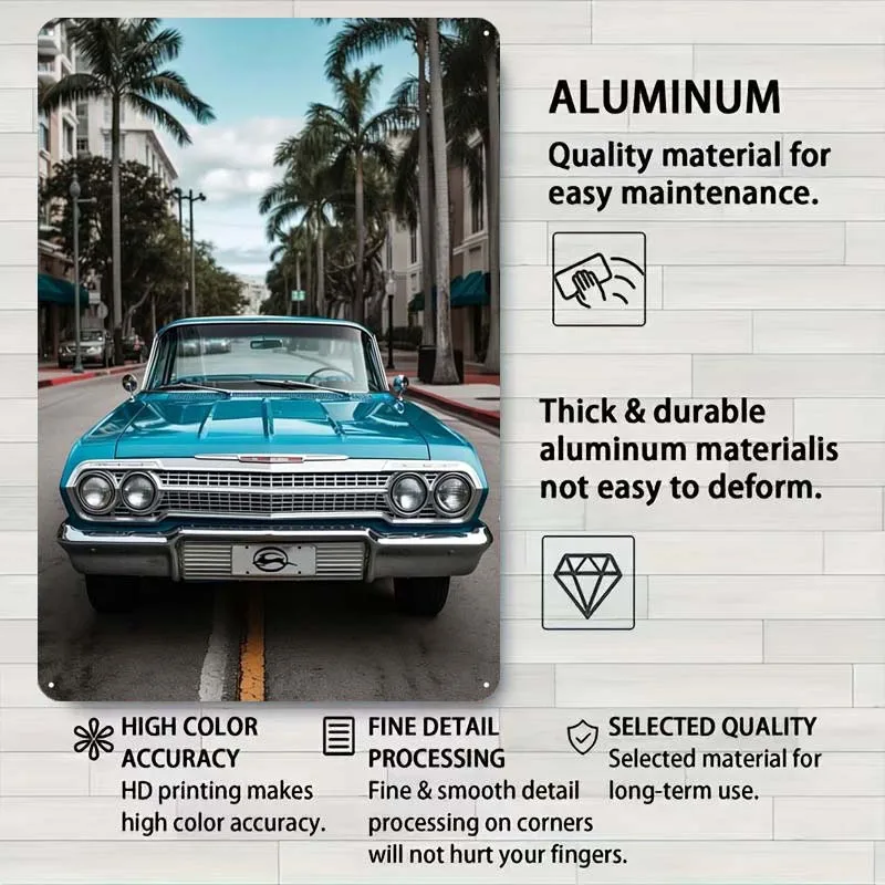 1964 металлическая вывеска Chevrolet Impala SS автомобильный постер современное украшение