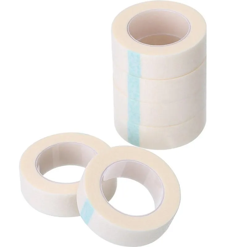 

Eyelash Extension Tape Makeup 10pcs Breathable Anti-allergy Easy to Tear Micropore Tape Professional PE Lashes Tape