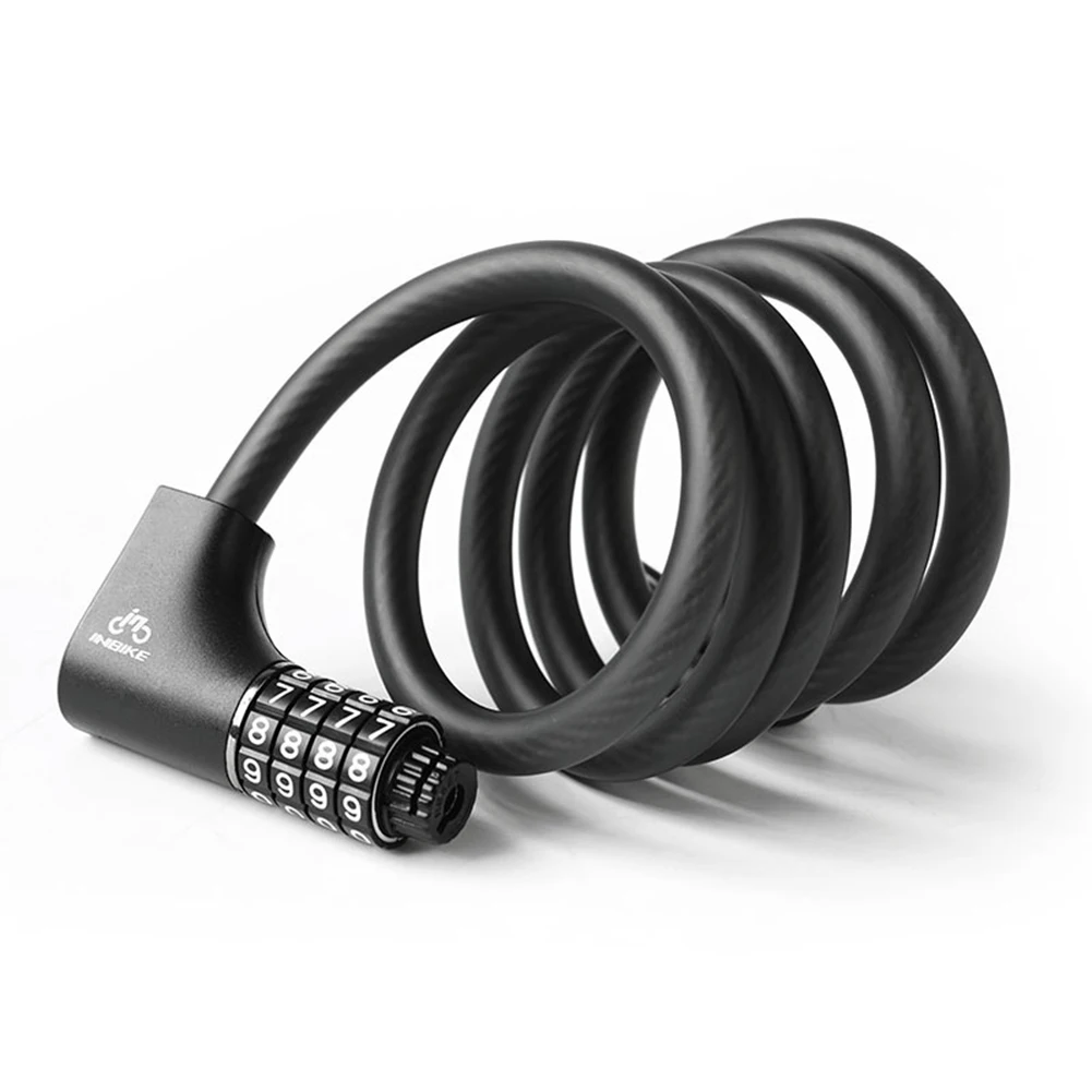 

Portable 4 Digit Password Lock Anti-Theft Combination MTB Bike Locks with Key for Outdoor Cycling Bike Supplies