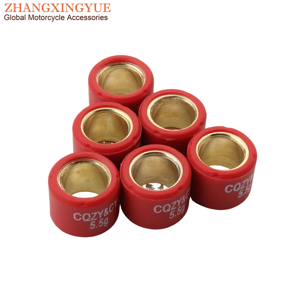 

Набор роликов вариатора для скутера 16x13 мм, 4 г, 4,5 г, 5 г, 5,5 г, 6 г, 6,5 г, 7 г для Peugeot Django 50 Kisbee V-Clic 50cc, 4-тактный