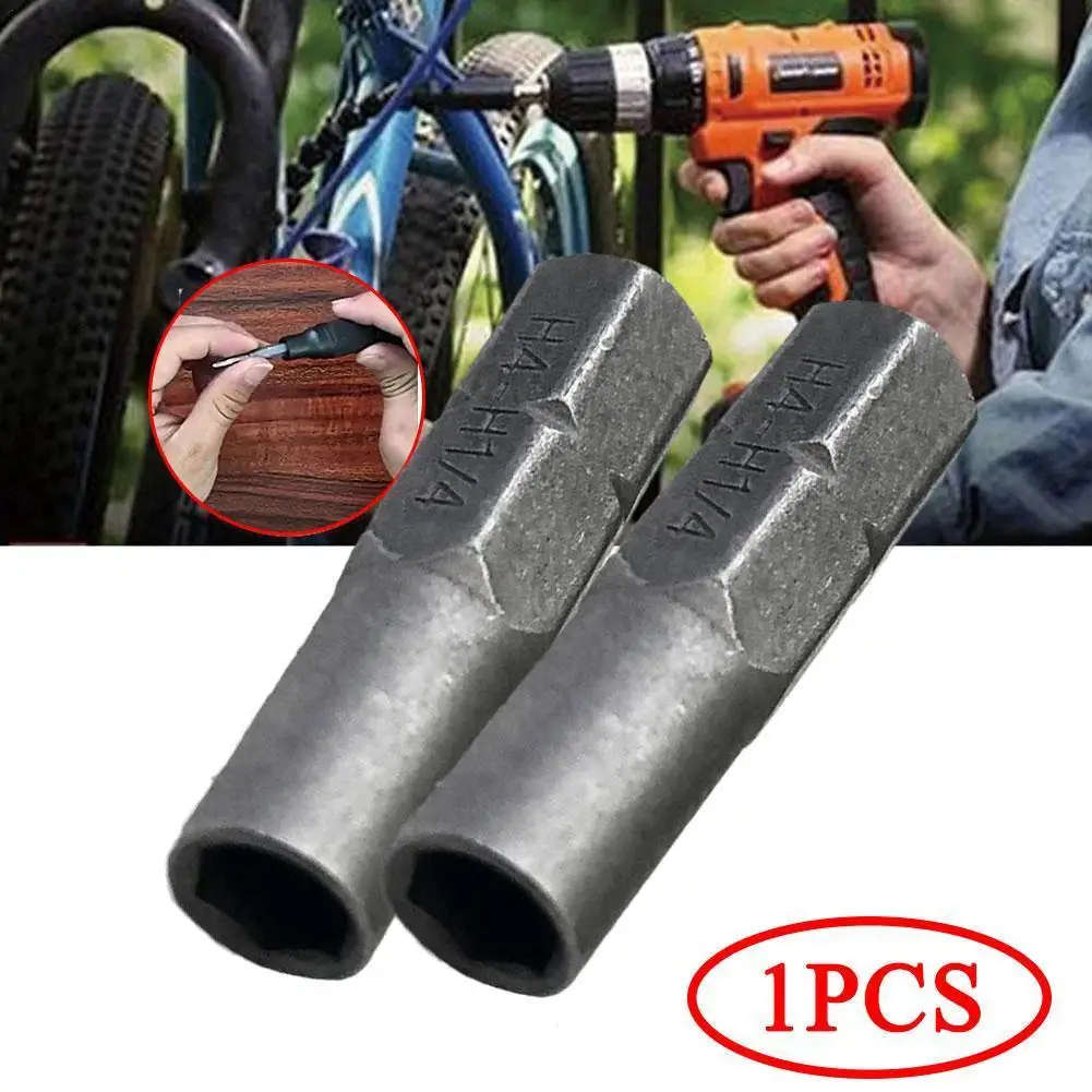 

Electric Screwdriver Hex 1/4" 6.35mm Hex Shank To 4mm Socket Driver Bit Adapter For Precision Hex Bits Magnetic Holder Screw Too