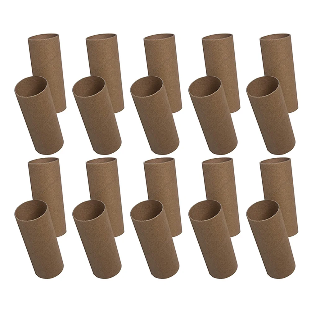 

20 Pcs Craft Kids Toilet Roll Craft Letterboard Craft Paper Cylinder Tube DIY Crafts Toilet Paper Craft Coiled Tube Paper Tube