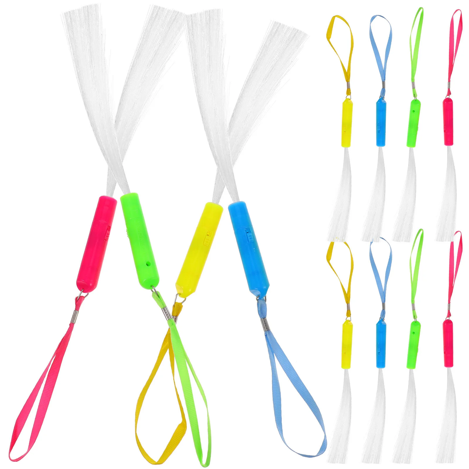 

Light Optic: Glow Wand Led for Birthday Halloween Decor Bachelorette Bridal Shower Glow Party Supplies 12pcs