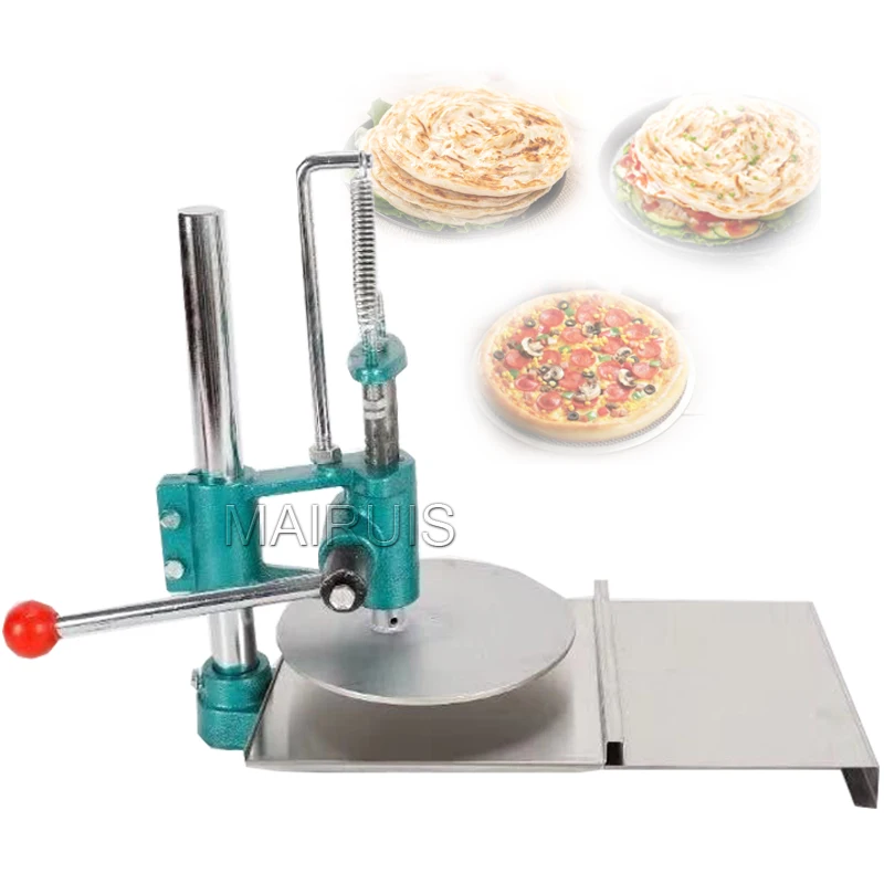 

Manual Flat Bread Flattening Machine/20Cm Diameter Dough Sheet Pressing Machine Pizza Presser/Pancake Press Machine