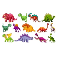 cartoon cute dinosaur patches jurassic park iron on transfers for clothing thermoadhesive patch stickers on clothes kids t shirt