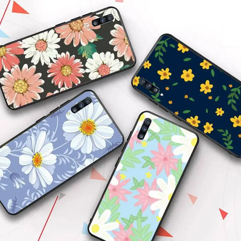 

Flower Art Phone Case for Samsung Galaxy A 51 30s a71 Soft Silicone Cover for A21s A70 10 A30 Capa