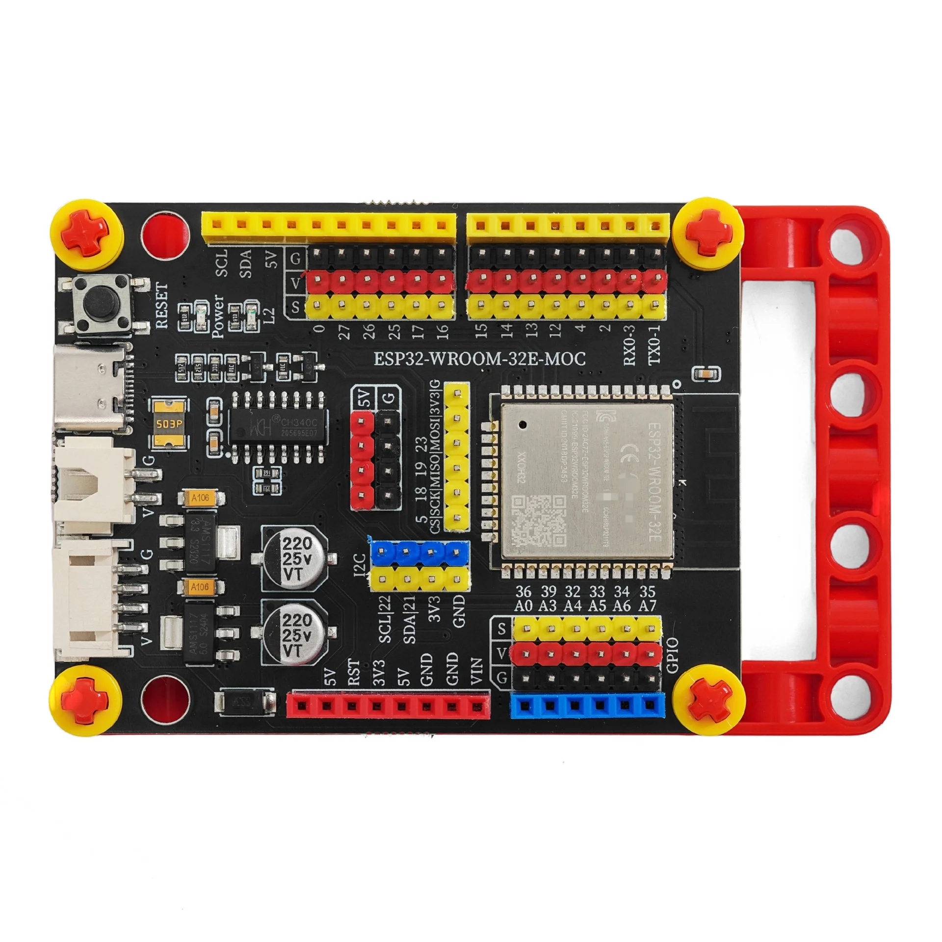 Плата для разработки ESP32-WROOM-32E, 2,4 ГГц WiFi, Bluetooth, совместимая с Arduino IDE, LEGO SPIKE Prime  EV3 для программирования, 1 шт. (art.: 3920da40fcf6c) - 3920da40fcf6c
