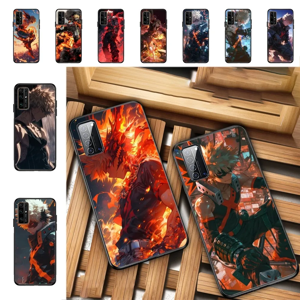 Cartoon B-Bakugo K-Katsuki Phone Case For Huawei Honor 10 Lite 9 20 7A 9X 30 50 60 70 Pro Plus Soft Silicone Cover