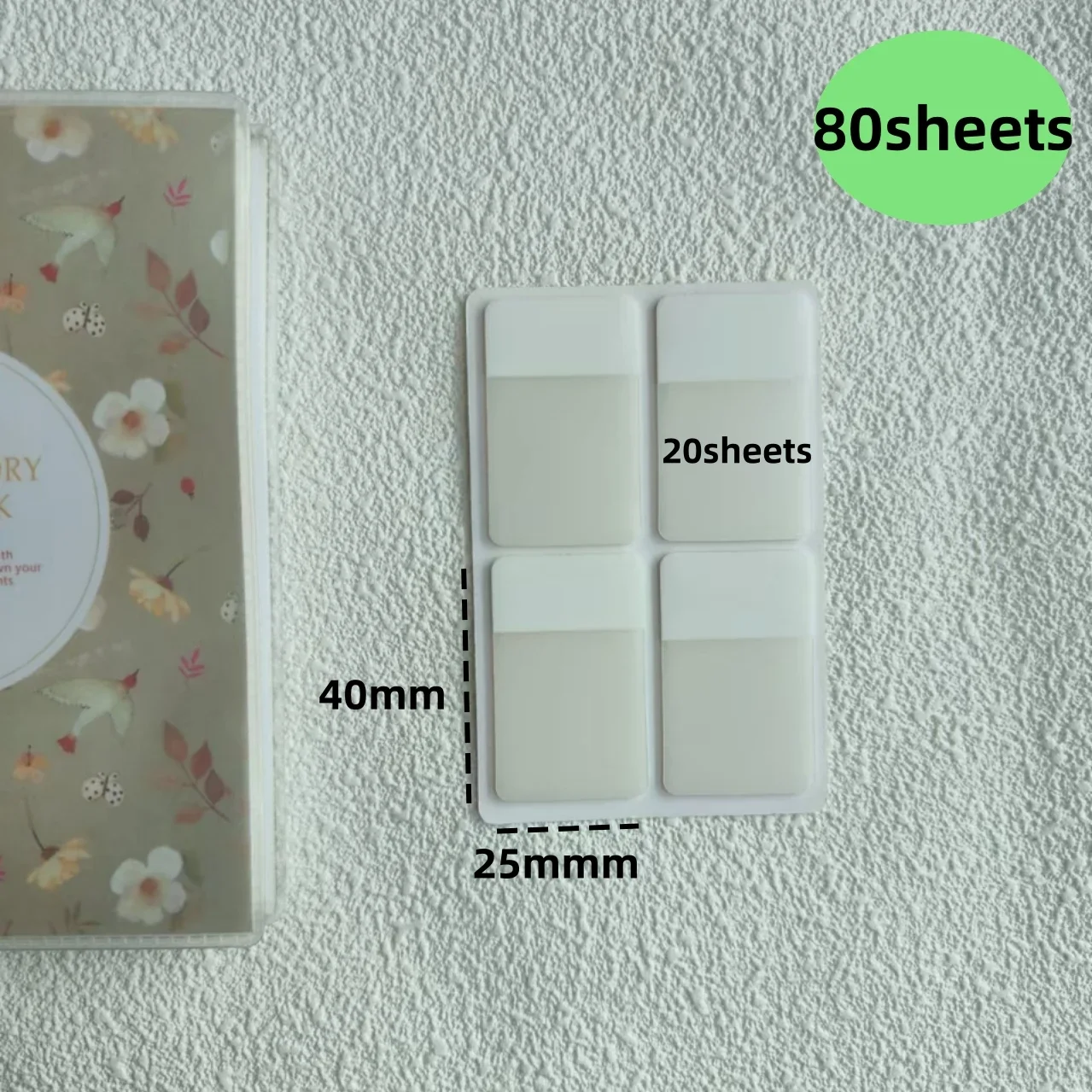 

40/80/160 листов, прозрачные липкие заметки, самоклеящиеся аннотации для чтения книг, блокнот, закладки, блокнот, индексные вкладки