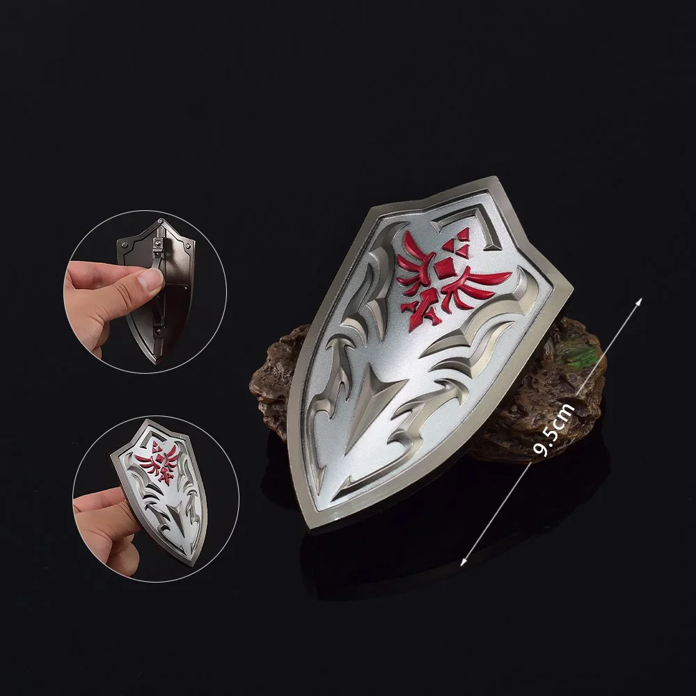 

The Hyrule Fantasy Weapon Link Royal Guard's Shield Breath of The Wild Game Periphery Zelda Metal Weapon Model Gift Toy for Boys