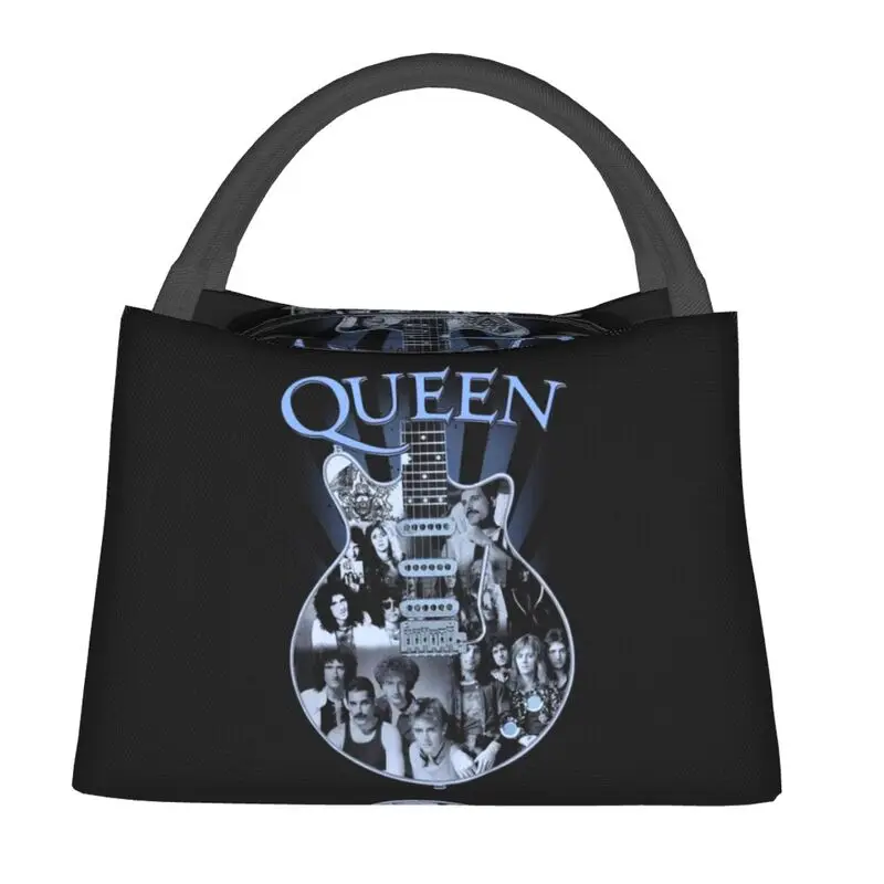 

Freddie Mercury Insulated Lunch Bag for Work Office Resuable Cooler Thermal Bento Box Women