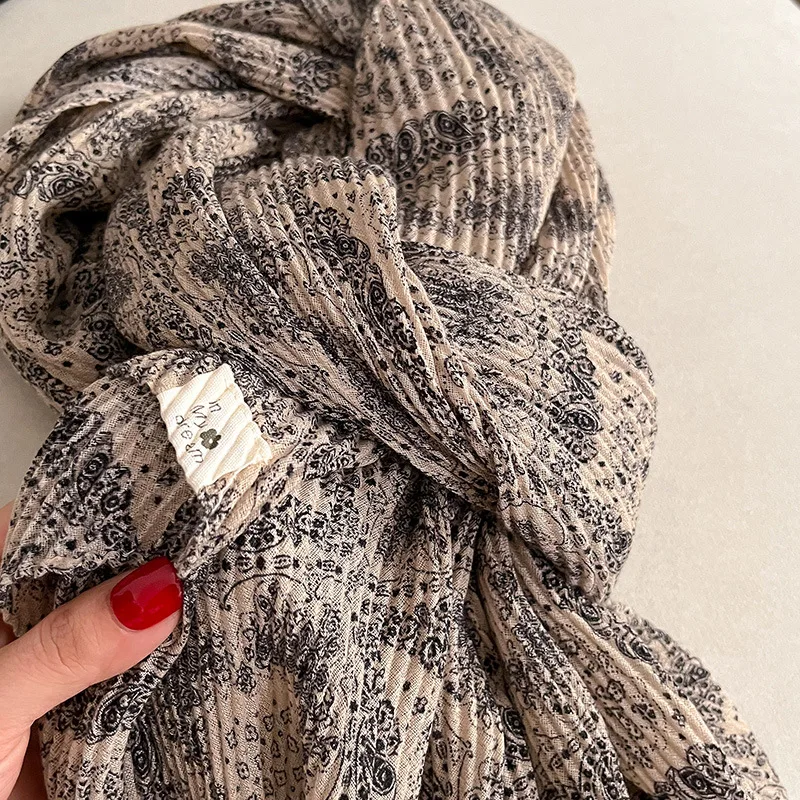 Женский роскошный брендовый вискозный шарф сексуальный леопардовый хлопковый