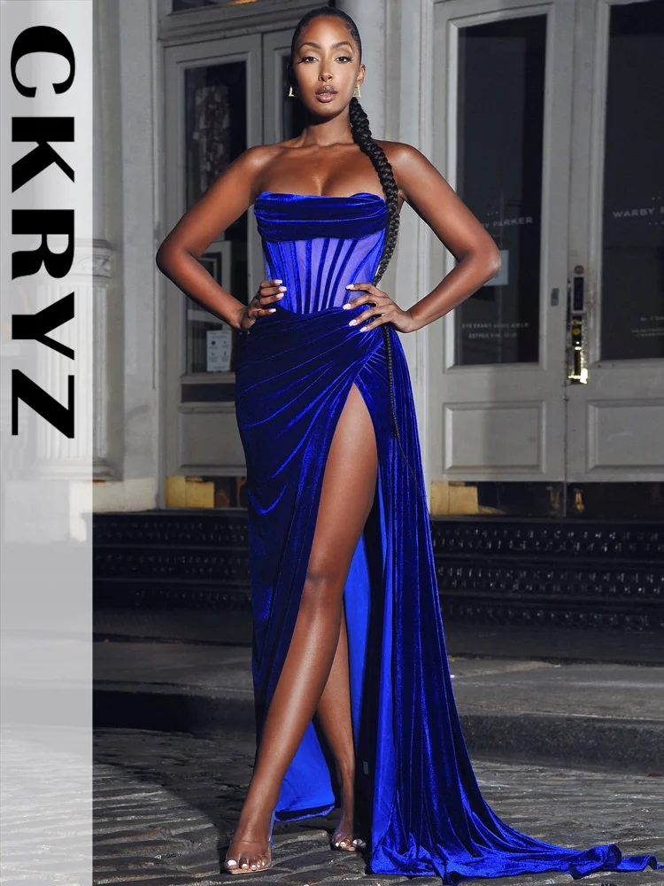 

Женское осеннее платье макси без рукавов с открытой спиной и Боковым Разрезом, новое модное вечернее платье, Клубная одежда Y2K, осенняя одежда