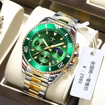Luxury Brand New Watch for Men Stainless Steel Quartz Wrist Watches Waterproof Military Sports Male Clock-36644