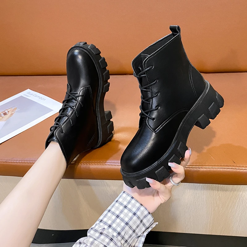 

New Round Toe Women's Rubber Boots Autumn Shoes Boots-women Booties Ladies Luxury Designer Low Heels Booties Rain Mid Calf