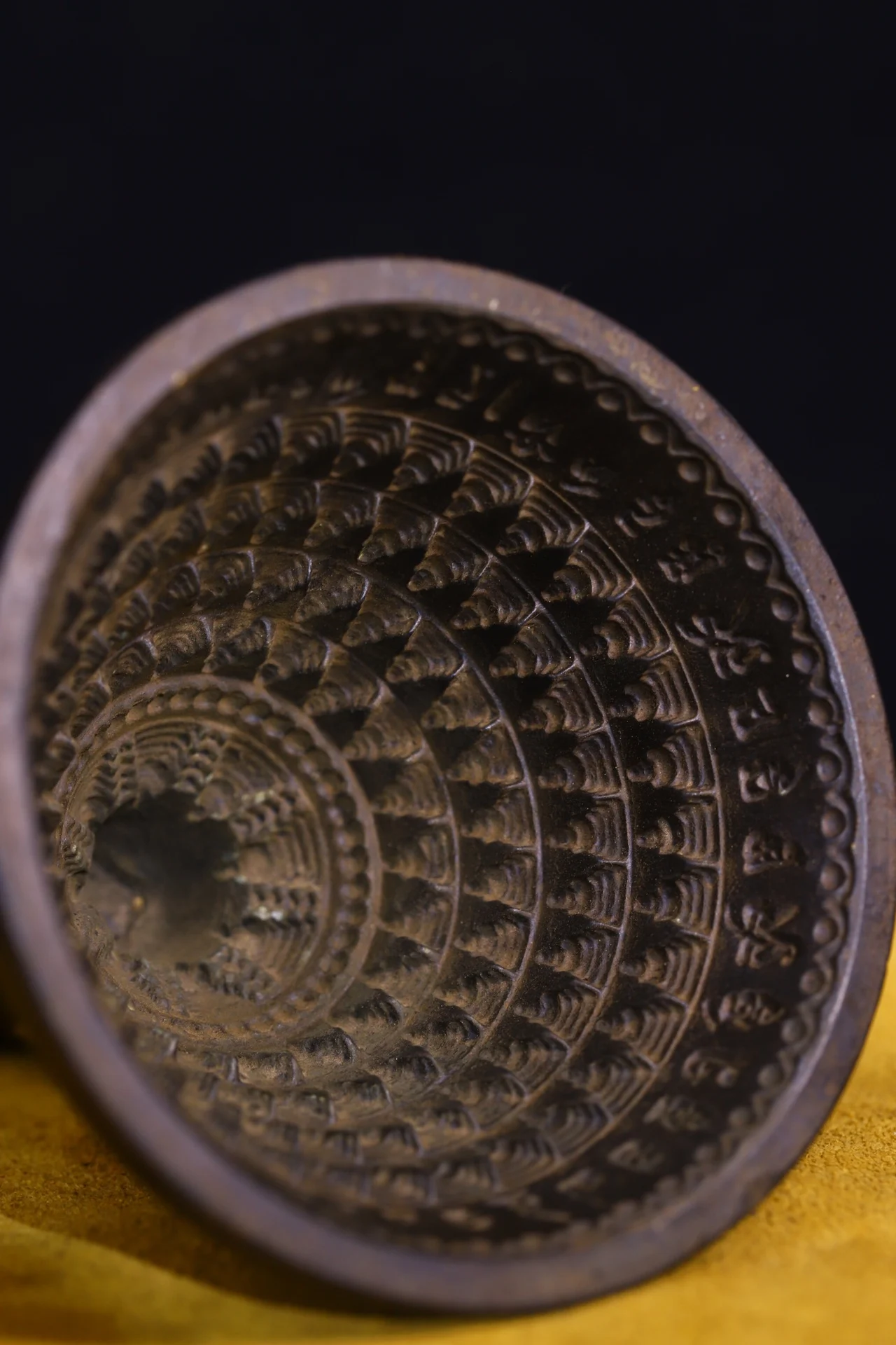 Коллекция тибетских храмов 4 дюйма старинная бронзовая пагода ручной работы