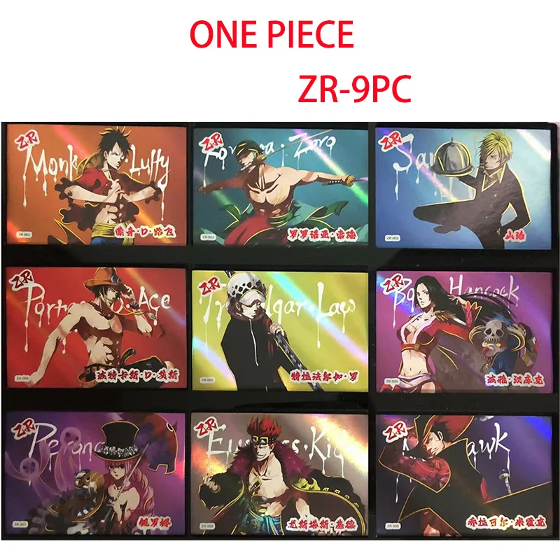 

Аниме ONE PIECE Редкие ZR отражения Flash Cards Luffy Zoro Sanji Ace Law Hancock Игрушки для мальчиков коллекционные карты подарки на день рождения