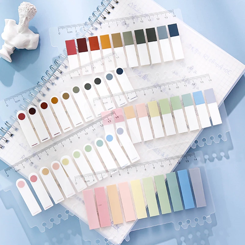 

200 листов, индексные вкладки Morandi, Закладка, Липкие заметки, блокнот, милые канцелярские товары Papeleria, школьные и офисные принадлежности