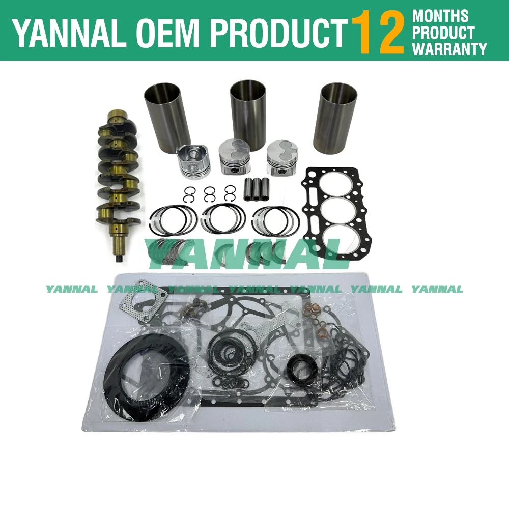 Комплект для ремонта коленчатого вала S773L двигателя Shibaura ST324 запасные части