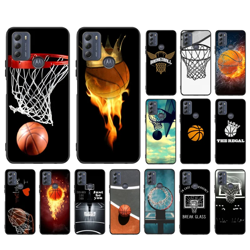 

Basketball Sport Case for Motorola G22 G60 G52 G100 G Stylus G30 G10 G20 G50 GPure E32 E20 E40 E7Power Edge20 lite Pro OneAction