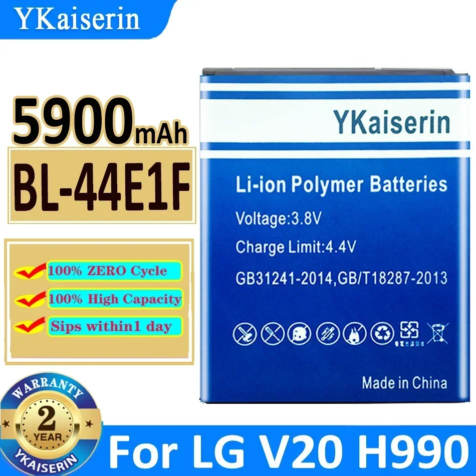 Аккумулятор YKaiserin для LG G3 G4 G5 V10 V20 D855 D853 VS985 H815 H810 VS999 H968 H961N F600 H990 F800 H820 H830 H831 H840 H850