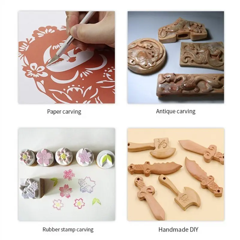 10 шт. хирургические Скальпели из углеродистой стали № 18 + 1 3 # ручка нож