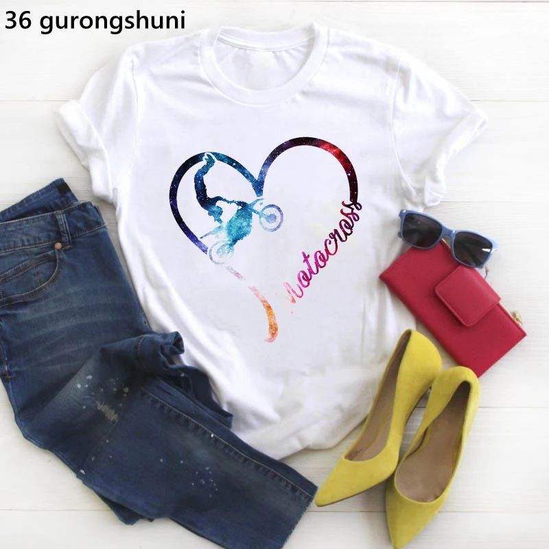 Все что мне нужно это футболка с графическим принтом Love Motocross And My Dog забавная