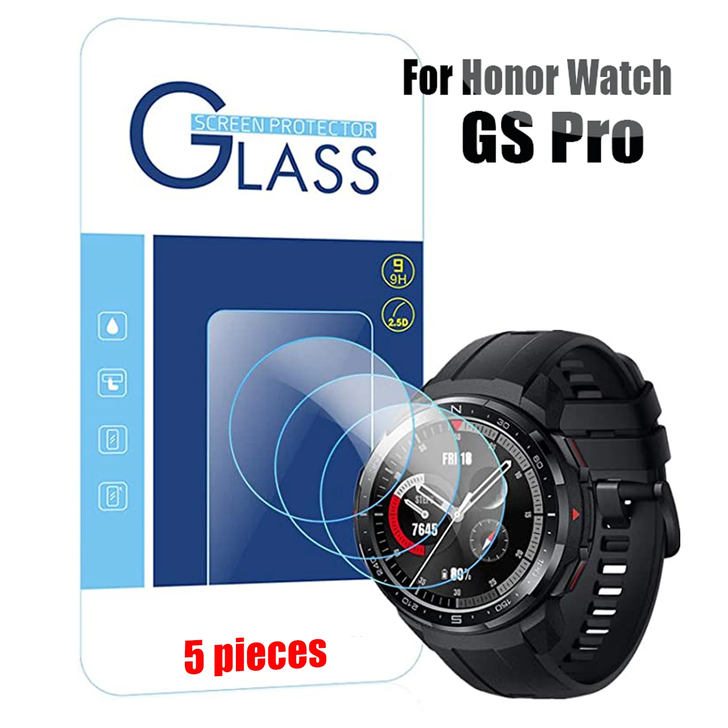 Закаленное стекло с защитой от царапин для смартфона Honor GS Pro