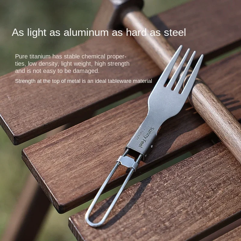 

Складная ложка-вилка для супа и пикника